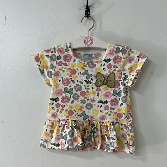 Disney White and Pink Short Sleeve Tee - Picture 1 of 2